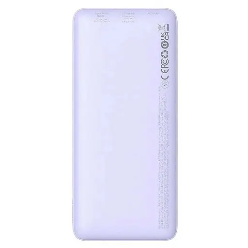 Павербанк Baseus Airpow 10000 mAh 20W (P10022801513-00) фіолетовий - фото 2