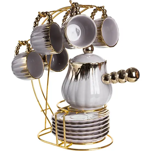 Набір для кави по-турецьки порцеляновий Confidence на 6 персон  FM-JJ-4 - фото 2