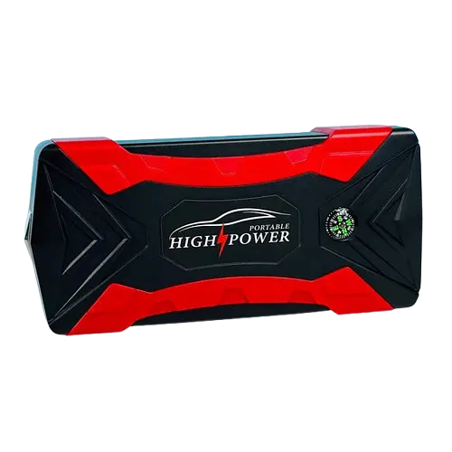 Пуско-зарядное устройство бустер Jump Starter QY33 99800mAh 4 USB Черно-красный - фото 4