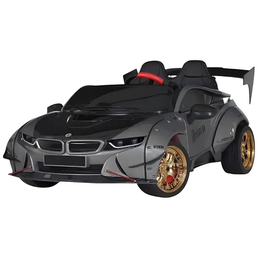Електромобіль дитячий Bambi M 5820EBLRS-11 24V MP3 USB TF Bluetooth EVA шкіра музика світло сірий