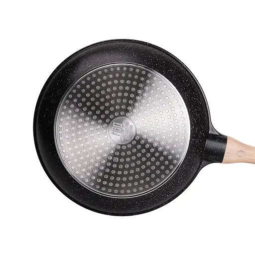 Набор универсальных сковородок ⌀ 20/24/28 см MGC алюминиевый с антипригарным покрытием 1,2/2/3 л - фото 3