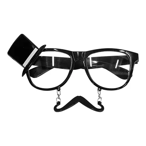 Очки Джентльмен с усиками - фото 1