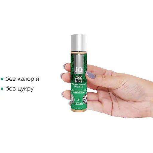 Смазка на водной основе System JO H2O - Cool Mint (30 мл) - фото 2