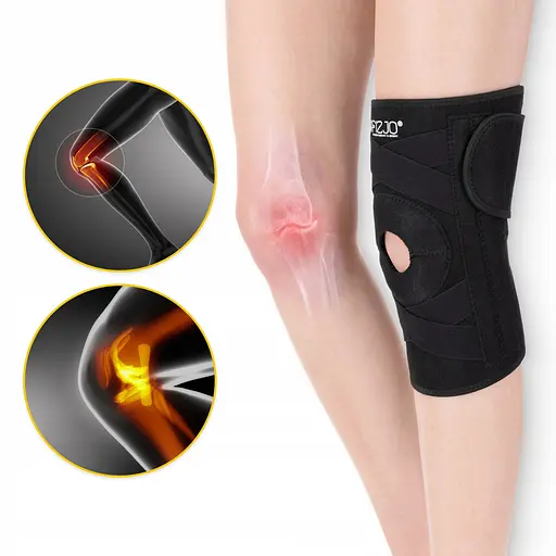 Фіксатор (бандаж) для коліна 4FIZJO універсальний, подовжений 1 шт 4FJ0634 (P-5905973400497) - фото 3