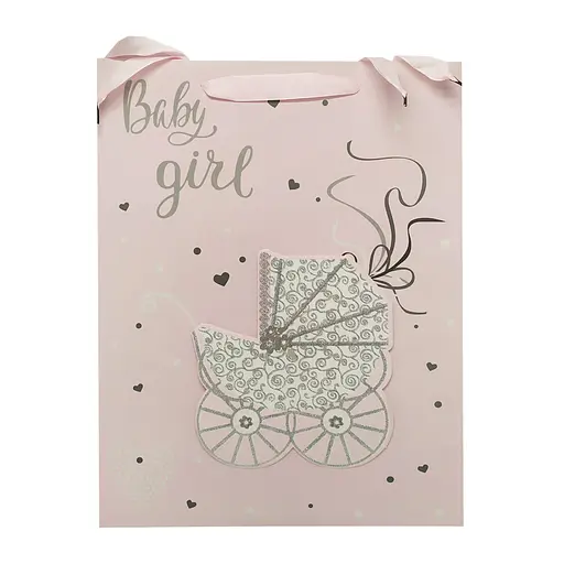 Подарунковий пакет 2369L-4(Pink), 40 х 30 х 0,1 Рожевий