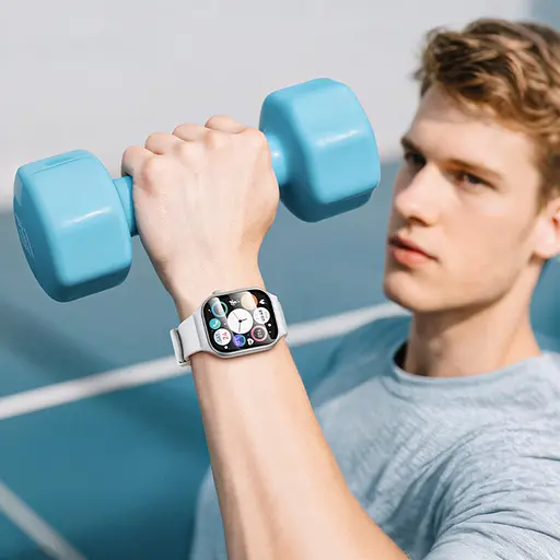 Смарт-годинник HOCO Y33 51mm. 200 mAh. Smart sports watch (call version) Silver - фото 6