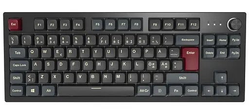 Клавиатура MONTECH MKey TKL Red Switch Darkness (MK87DR) - фото 1