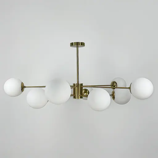 Потолочная люстра Right Selection на 10 плафонов Line.F CD 111/10 AB - фото 1