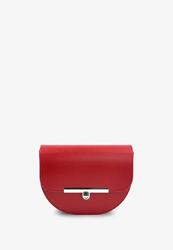 Жіноча шкіряна сумка поясна-кросбоді Bridget червона - фото 5