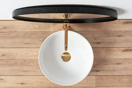 Умивальник Rea Sami накладний білий REA-U1891, Білий - фото 3