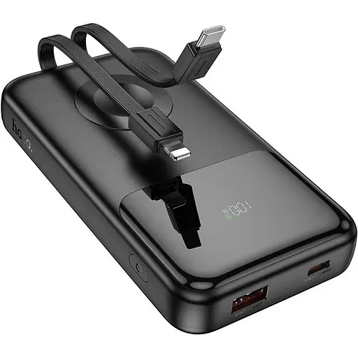 Зовнішній акумулятор Hoco Q28 Victory 10000mAh 22.5W Black [142544] - фото 3