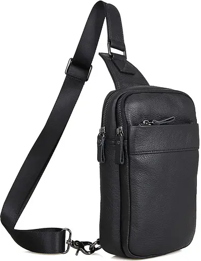 Чоловіча шкіряна сумка Vintage 14,5х24х6,5 см sum0012411 - фото 1