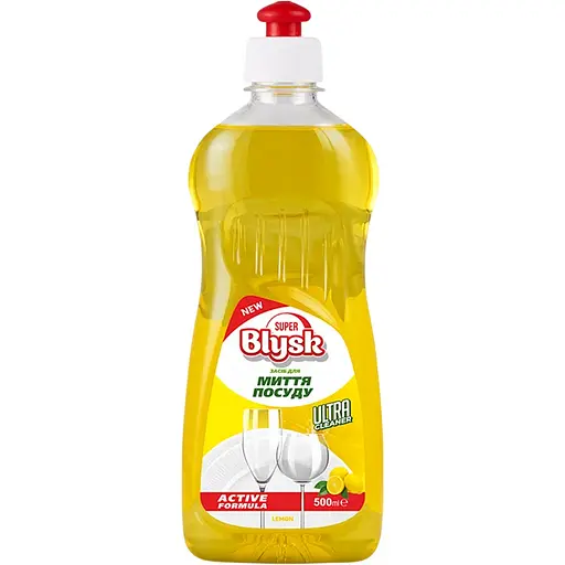 Засіб для миття посуду Super Blysk лимон 500 мл