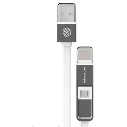 Кабель NILLKIN Plus Cable - 1M white 120 cm (Lightning/Micro USB)