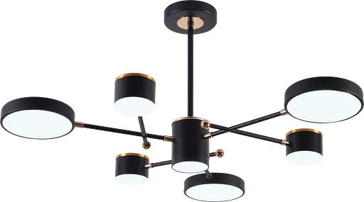 Люстра светодиодная акриловая Sirius B X13287/6 BK+FGD