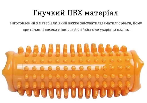 Ортопедический массажный коврик для стоп EasyFit Acupoint с шипами оранжевый (EF-2752-OR) - фото 3