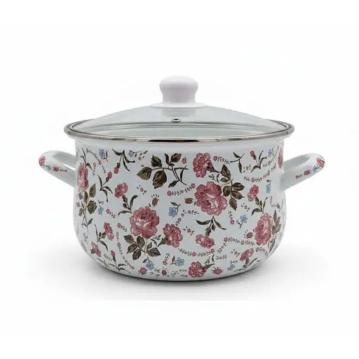 Набор кастрюль Verona эмалированные с крышками 1.6 л, 2.3 л, 3 л (VR-0003-03) - фото 3