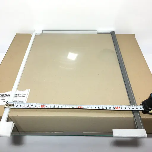 Стеклянная полка (средняя, верхняя) для холодильника Samsung RB38, RB36, RB34, DA97-21494A 500x353 мм - фото 4