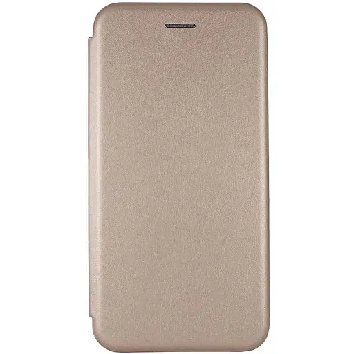 Кожаный чехол-книжка Epik Classy для Xiaomi Redmi Note 14 5G Золотой