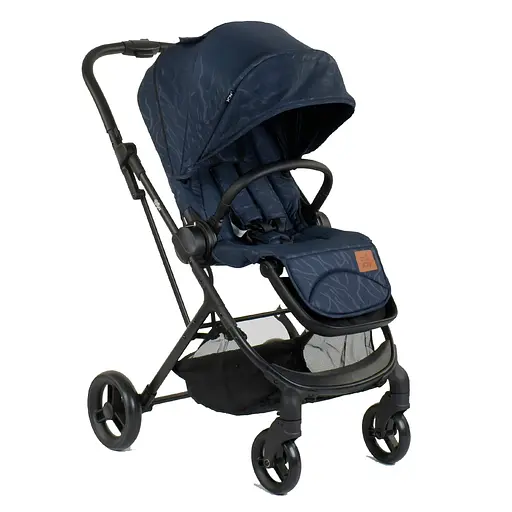 Коляска прогулочная детская 66916 JOY Liliya цвет СИНИЙ, футкавер, в коробке (6989186360020) - фото 2