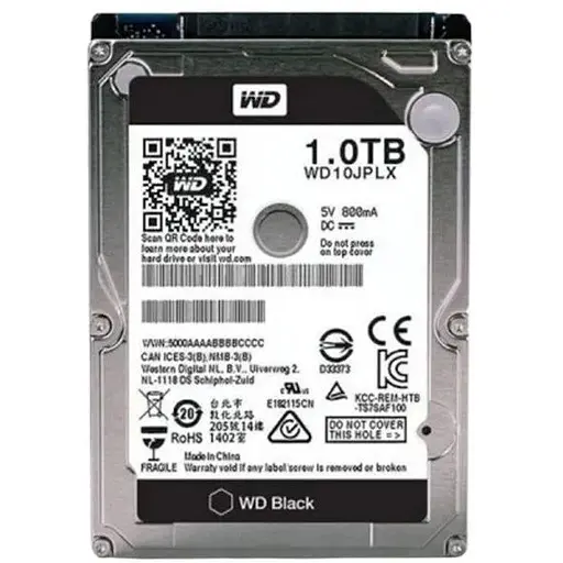 Жорсткий диск 2.5" Western Digital Black HDD 1TB SATA 32MB (WD10JPLX) [140872]