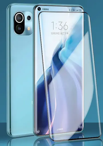 Захисне скло DK Full Glue 3D для Xiaomi Mi 11 Pro 015560 black - фото 6