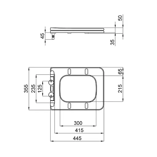 Сиденье для унитаза Qtap Kalao с микролифтом Slim QT08991213AW, Белый - фото 2