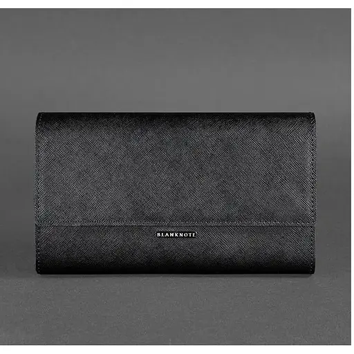 Жіноча шкіряна сумка-трансформер чорна Blackwood - фото 1