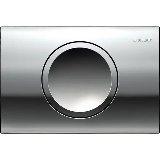 Клавіша змиву Geberit Delta15 хром глянець 115.109.21.1 (115.120.21.1), Хром - фото 1