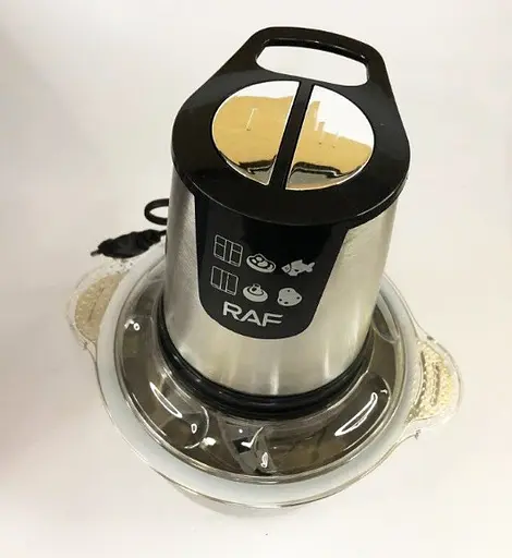 Універсальний подрібнювач кухонний RAF R7009G м'ясорубка чоппер 1000 Вт 2л - фото 4