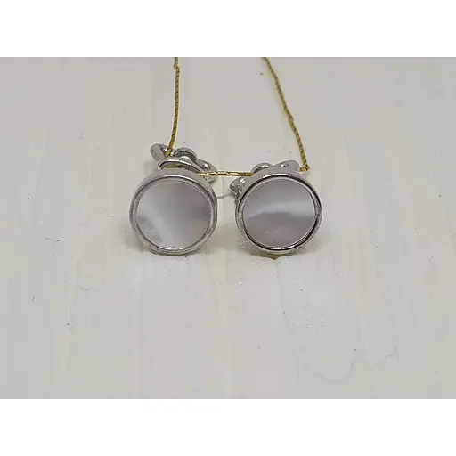 Золоті сережки Платон з перламутром. 3С196/68Б - фото 3