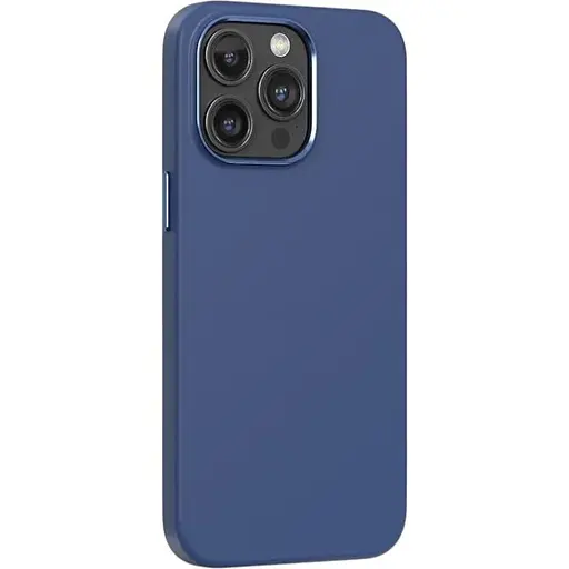 Чохол-накладка Comma для Apple iPhone 15 Pro Max Nature Series Magsafe Silicone Case (blue)