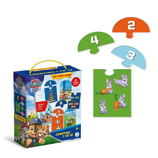 Пазл детский "Paw Patrol счет от 1 до 10" DoDo Toys 200621, 20 элементов - фото 3