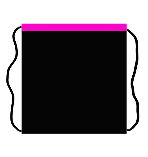 Мешок для обуви Winne Единороги для девочек 43,5х41 см Фиолетовый (M-75) - фото 2