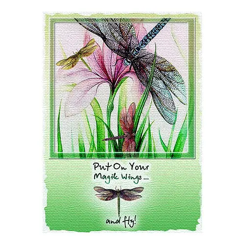 Открытка Dragonfly - фото 1