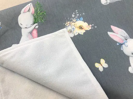 Непромокаемая пеленка Moontime "Зайчики с детьми" - фото 2