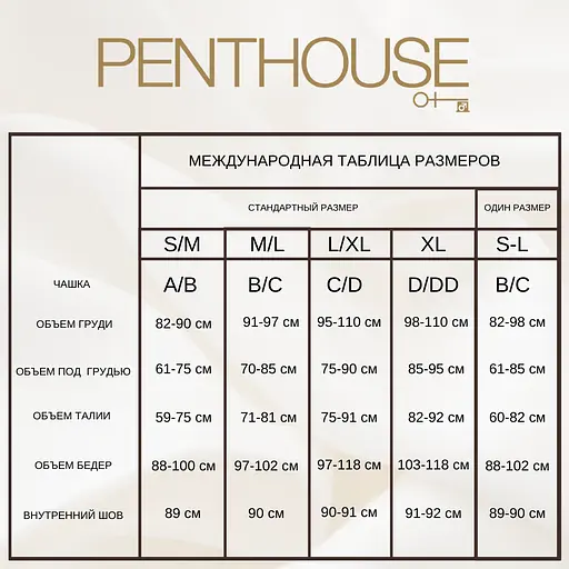 Бодістокінг із мереживним візерунком LOVE BUD чорний Penthouse xl - фото 4