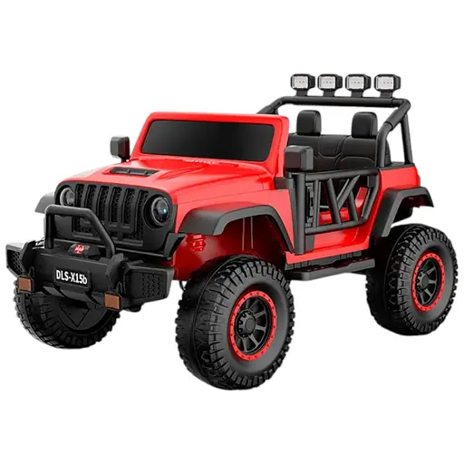 Електромобіль дитячий Bambi Джип M 6065EBLR-3 з Bluetooth 2 моторами 45W EVA колесами музикою та підсвіткою