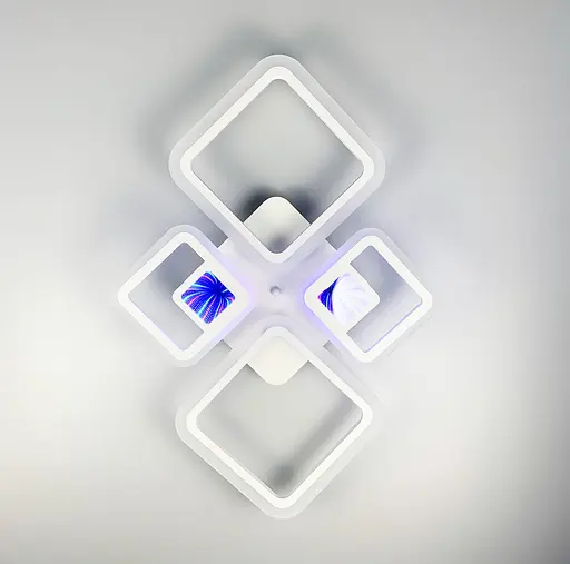 LED світильник із 3D підвісткою Line.F Колір корпусу Чорний - фото 1