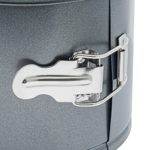 Набір із 3 роз’ємних форм для випічки великодньої паски і тортів з антипригарним / тефлоновим покриттям, A-plus Чорний 83076 - фото 5