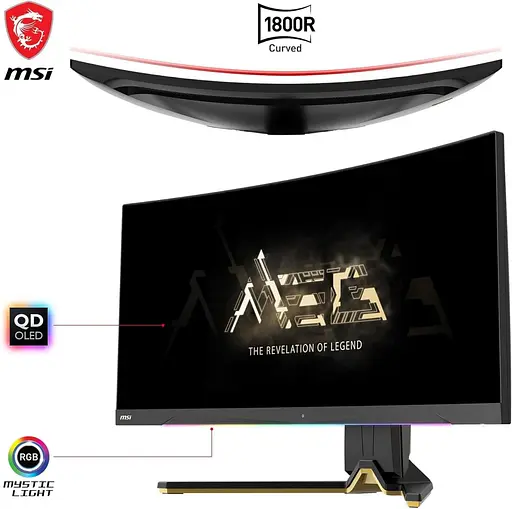 Монітор MSI MEG 342C QD-OLED (34"/UWQHD 3440х1440/175Hz/HDR) - фото 4