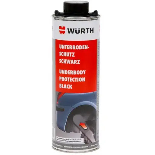 Засіб Wurth для захисту днища автомобіля 1 л чорний (0892072)