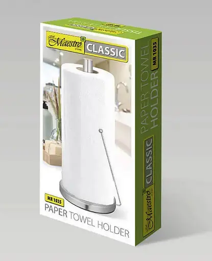 Кухонний тримач для паперових рушників Maestro MR-1035 Сріблястий - фото 6