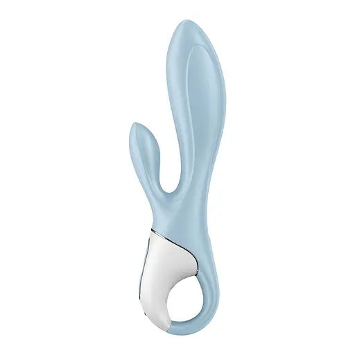 Вібратор-кролик Satisfyer Air Pump Bunny 1 20 см блакитний - фото 2