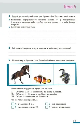 Біологія. Робочий зошит 7 клас - фото 14