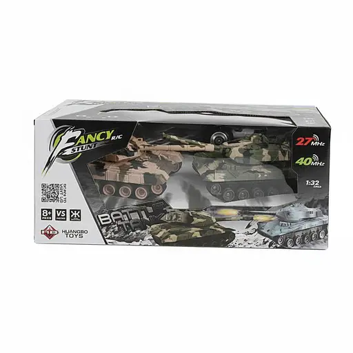 Танковий бій на радіокеруванні HB-DZ 03 зелений, масштаб 1:32, 2 акумулятори 4.8V - фото 3