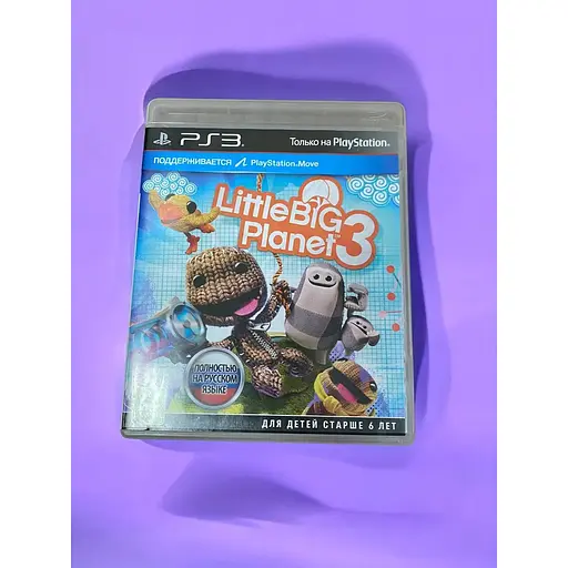 Ліцензійний диск з локалізацією на PlayStation 3 ліцензія LittleBigPlanet 3