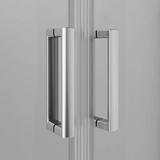 Душевая кабина Am.Pm Gem 1/4 Round 90x90 см без поддона хром матовый W90UG-401-090MT, прозрачный, хром матовый - фото 5