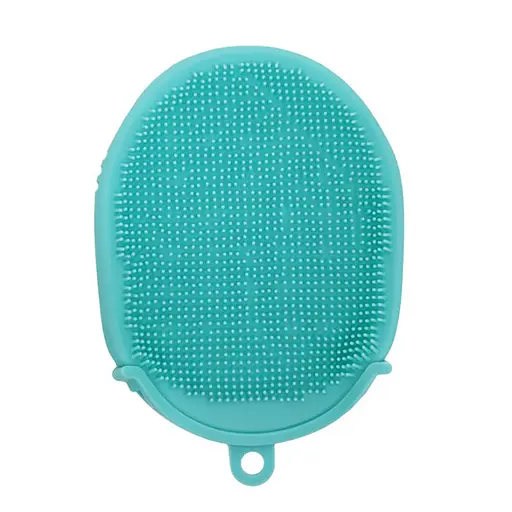 Силіконова мочалка-рукавичка для купання Mega Zayka MGZ-0929(Turquise) - фото 2