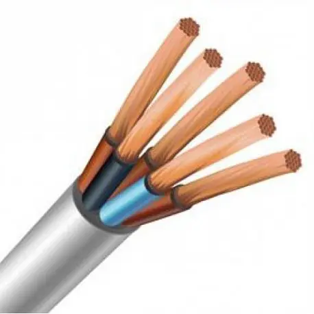 Провід ПВС 5*1,5 "ДКЗ" Гост ЄвроСтандарт негорючий (Сертифікат відповідності ДСТУ) - фото 1